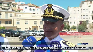 Passaggio di consegne alla capitaneria di Termoli, Strusi nuovo comandante