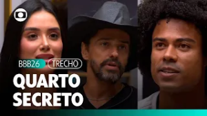 QUARTO SECRETO! Confira os discursos dos brothers para o Paredão Falso | BBB 26 | TV Globo