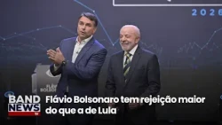 Flávio Bolsonaro has a higher disapproval rating than Lula | BandNews TV