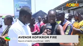 Avenor Kofikrom Fire: Reports of deaths unconfirmed - GNFS - Evening News on Adom TV (01-10-26)