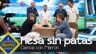 ¿Una mesa sin patas? El surrealista invento con el que Marron ha sorprendido - El Hormiguero