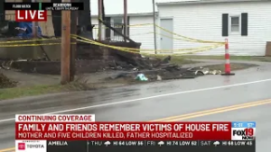 Family and friends remember mother, five children who died in house fire