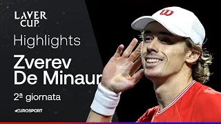 De Minaur pulls off the upset against Zverev: Team World overtakes Europe | HIGHLIGHTS | LAVER CU...