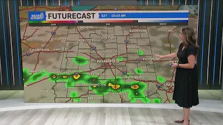 Isolated showers possible for evening