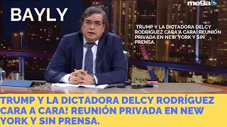 Trump y la dictadora Delcy Rodríguez cara a cara! Reunión privada en New York y sin prensa.