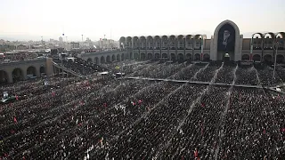 Large crowds of mourners attend slain supreme leader's funeral in Tehran