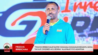 "Fiigichi IrreechaaTaatee waggaa waggaan Eegamu Akka ta'uuf Cimsinee hojjenna" Alamaayyoo Asaffaa