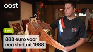 Collectors from all over come for Erik's soccer shirts | RTV Oost