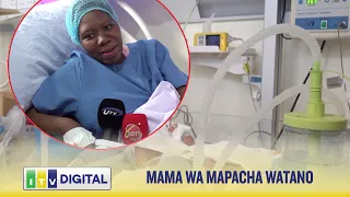 ALIYEJIFUNGUA MAPACHA WATANO ANAENDELEA VIZURI,  MUME ATOA YA MOYONI