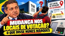 Were voting locations changed at the request of the TSE? See what Nunes Marques declared!