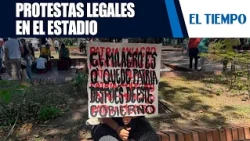 Constitutional Court authorizes entry of protest banners into soccer stadiums | EL TIEMPO