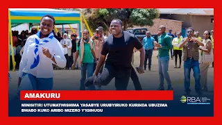 Minisitiri Utumatwishima yasabye urubyiruko kurinda ubuzima bwabo kuko aribo mizero y'Igihugu