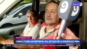 Los conductores se quejan del mal estado de la calle Rodríguez Peña