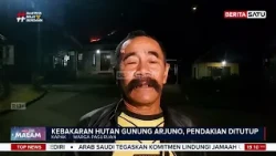 Pendakian Gunung Arjuno Ditutup Imbas Kebakaran Hutan #BeritasatuMalam