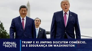 Trump and Xi Jinping discuss trade, AI, and security in Washington | Nightly News