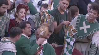 It's a "clean sweep" for Porta Sant'Andrea at the 150th Giostra del Saracino in Arezzo