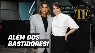 Letícia Colin and Flávia Alessandra exchange compliments and celebrate their partnership in ‘Quem...