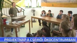Projektnap a csemői ökocentrumban