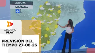 Weather forecast in Aragon, Thursday, August 27