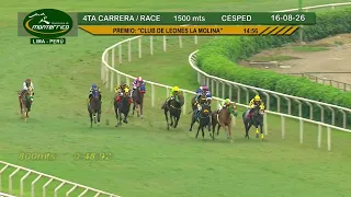Hipódromo Monterrico   4ta Carrera 16 Agosto 26