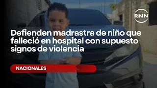 Stepmother defended after boy dies in hospital with alleged signs of violence