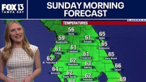 Tampa Weather | Sunday morning forecast