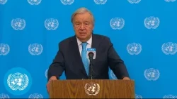 UN Chief: "We are witnessing an El Niño of war" - Media Encounter | United Nations