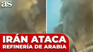 DRONES IRANÍES ATACAN la refinería de PETRÓLEO Aramco Ras Tanura de ARABIA SAUDÍ