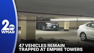 Mom of 4 left without family car as it remains trapped at Empire Towers