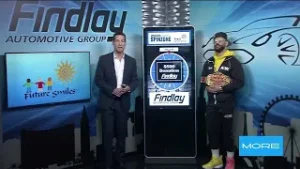 AEW Star Ricochet Spins for Charity!