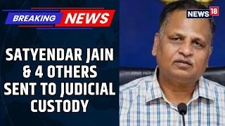 Delhi Jal Board Scam: Satyendar Jain And 4 Others Sent To 14-Days Judicial Custody | News18