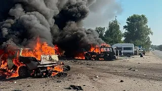 At least 10 killed in Russian strike in northeast Ukraine's Kharkiv region, governor says
