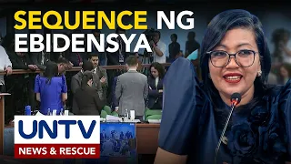 Manifestation sa sequence ng ebidensya sa VP Sara impeachment trial, inihain ng prosekusyon