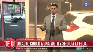Choque y fuga en el centro