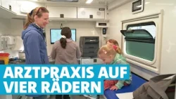 LKW-Anhänger zur Arztpraxis umgebaut