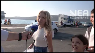 ΧΙΛΙΑΔΕΣ ΕΠΙΣΚΕΠΤΕΣ ΕΦΤΑΣΑΝ ΣΤΑ ΧΑΝΙΑ ΜΕ ΤΟ ΠΛΟΙΟ ΓΙΑ