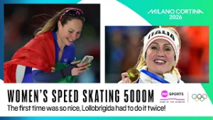 Francesca Lollobrigida wins second gold in stunning 5000m finale ?? | Winter Olympics 2026