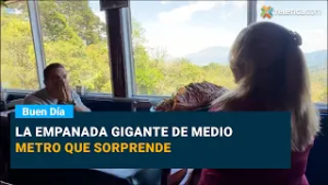 La empanada gigante de medio metro que sorprende
