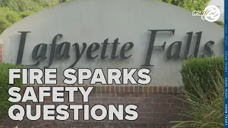 Fire sparks questions about safety at Lafayette Falls neighborhood
