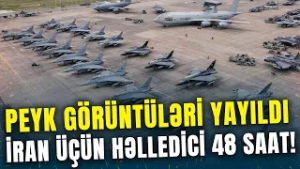 İrana istiqamətlənəcək təyyarələr İLK DƏFƏ GÖRÜNDÜ - ABŞ Tehrana belə güc nümayiş etdirir