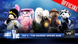 Ca Sĩ Mặt Nạ-The Masked Singer Vietnam 2026 Tập 3: 5ẩn số cuối cùng lộ diện,đánh lạc hướng ngoạn mục