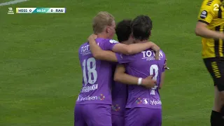 Moss 1 - 2 Raufoss - Høydepunkter