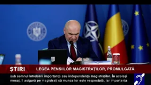 PREȘEDINTELE ROMÂNIEI A PROMULGAT LEGEA MAGISTRAȚILOR