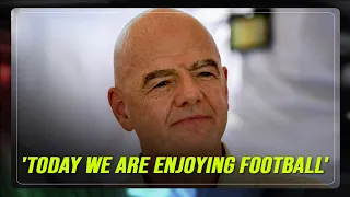 Infantino says FIFA will continue to work to develop soccer, tight-lipped on sell-off questions