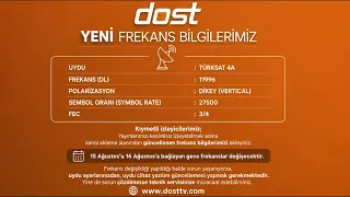 Dost TV Broadcast Frequency Updated! | New Satellite Information