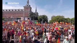 "Pedro Sánchez, out of Moncloa": the cry uniting the protesters