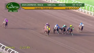 Hipódromo Monterrico - 8va Carrera 03 Octubre 26