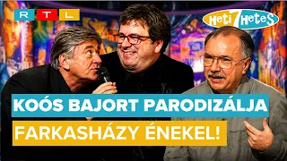 Amikor Koós János ELJÁTSZOTTA, hogyan énekel Bajor Imre | Heti Hetes 3. évad 13. rész