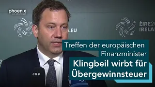 Bundesfinanzminister Lars Klingbeil (SPD) beim Treffen der EU-Finanzminister*innen | 14.09.26