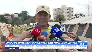 FIRE DEPARTMENT GETS NEW MOBILE BASE IN CURITIBA